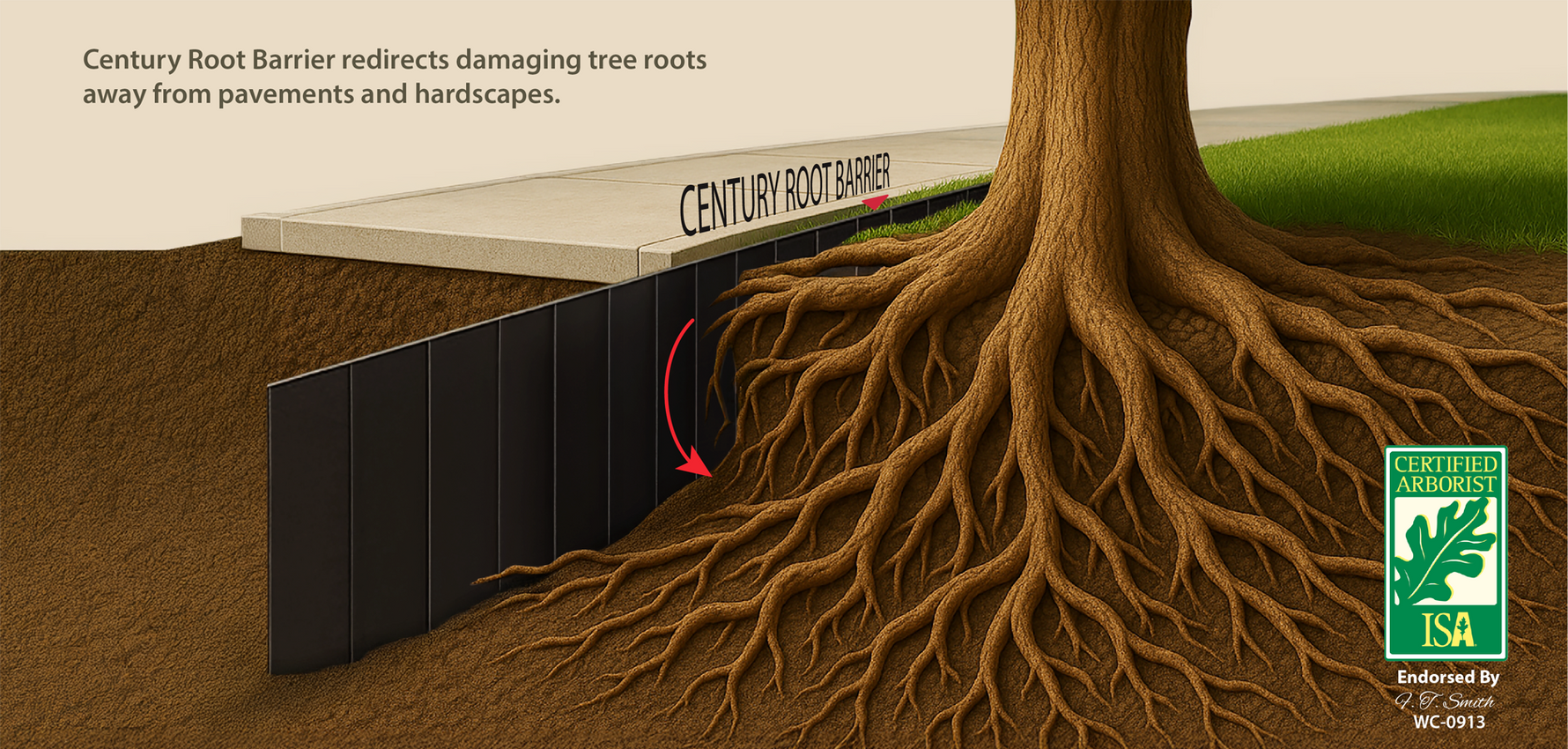 Century Root Barrier Tree Roots Control
