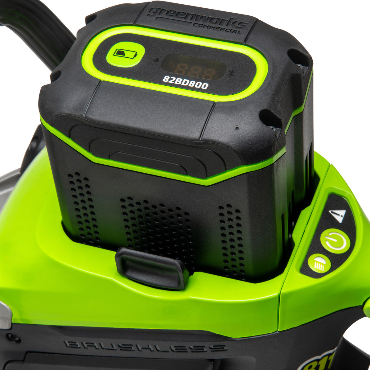 Rechargeable battery pack for GeoRipper e/B 400 GW electric trencher