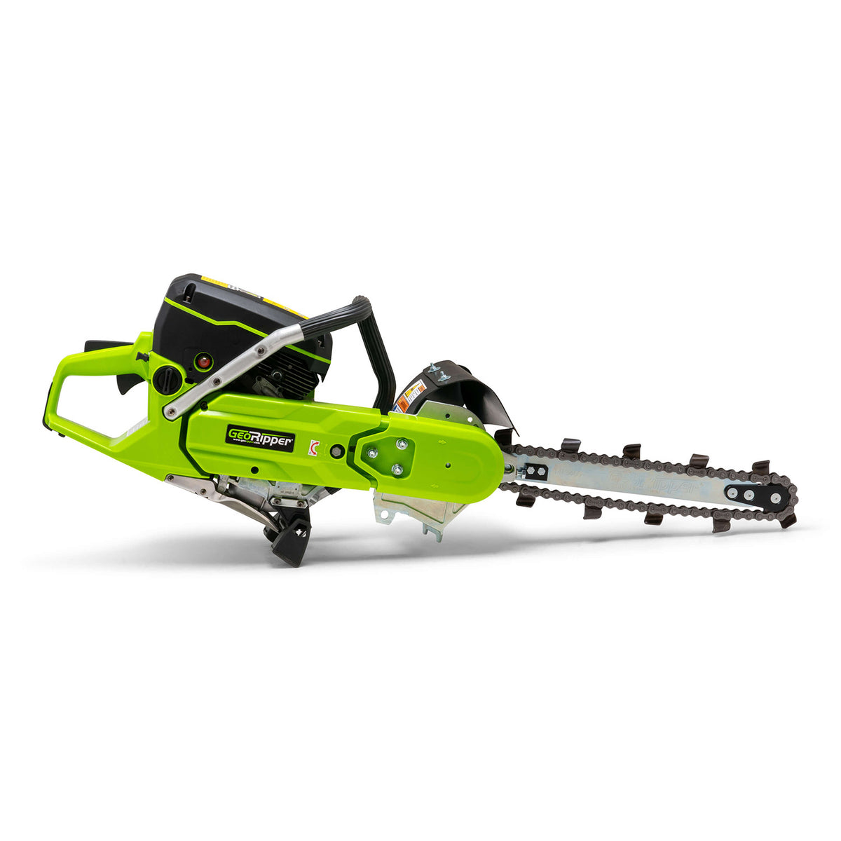 Close-up of GeoRipper 20-inch gas-powered trenching tool – Century Products