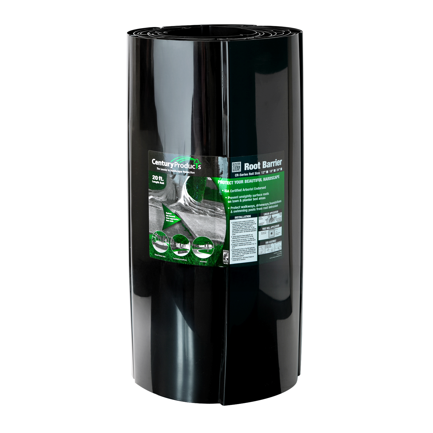 Century Products Root Barriers Protect your sidewalks and pavements